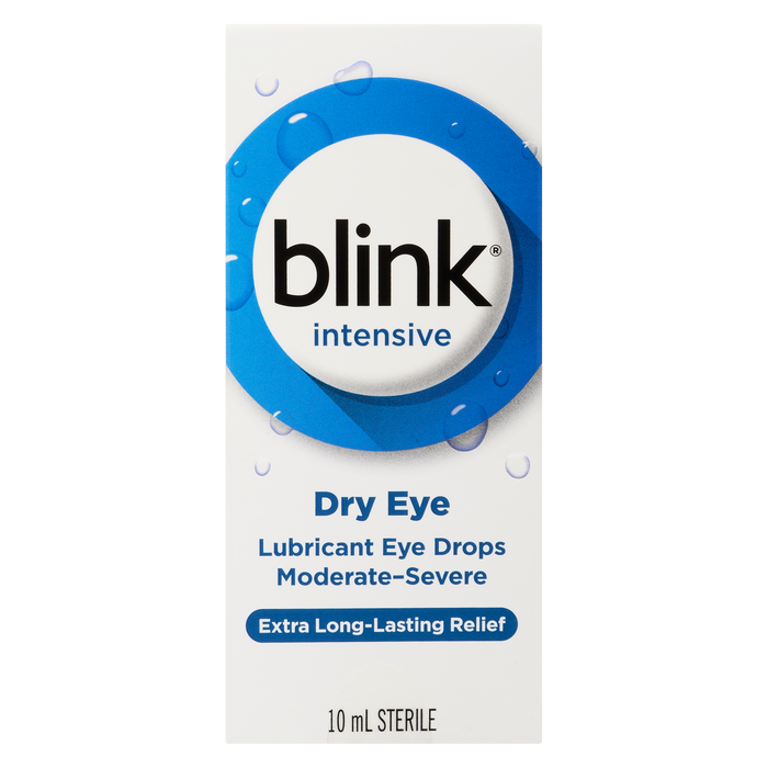 Blink Lubricant Eye Drops Dry Eye Moderate-Severe Sterile 10 ml