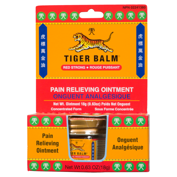 Baume du Tigre Red Strong Pommade anti-douleur 18 g