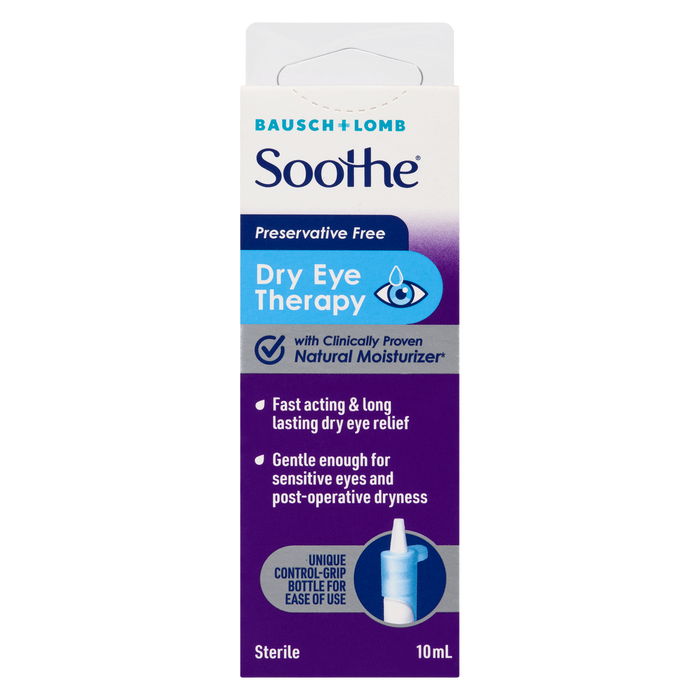 Bausch + Lomb Soothe Lubricant Eye Drops Dry Eye Therapy 10 ml