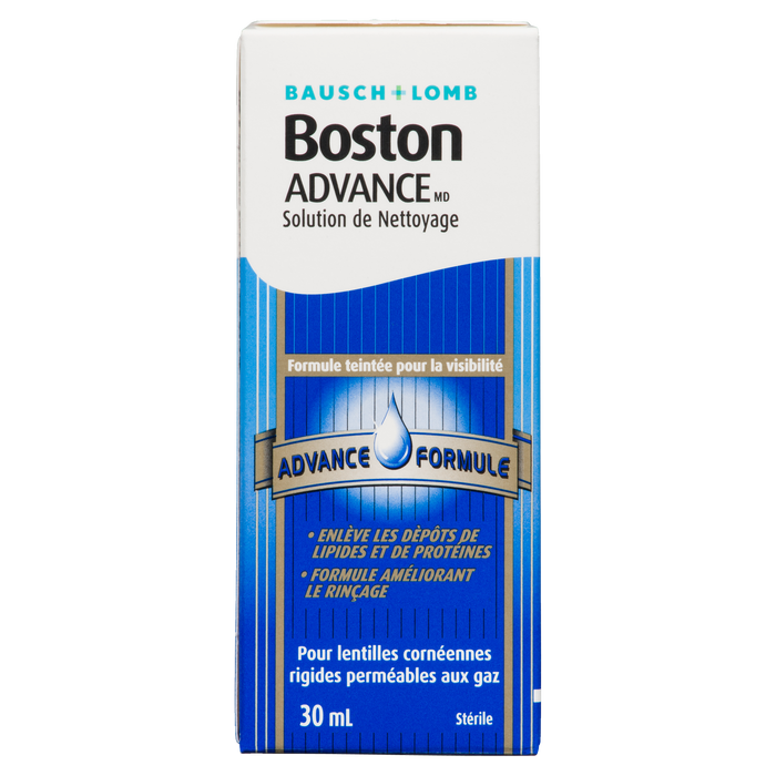 Nettoyant Boston Advance pour lentilles de contact rigides perméables au gaz 30 ml