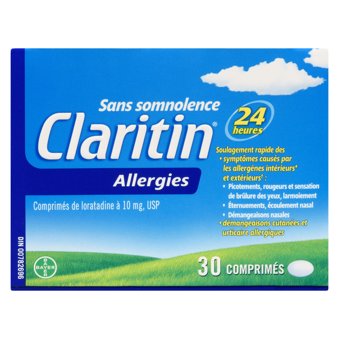 Claritin Allergie 24 heures 30 comprimés