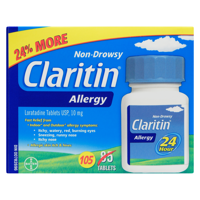 Claritin Allergie 24 heures 105 comprimés