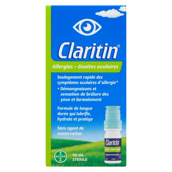 Collyre Claritin contre les allergies 10 ml