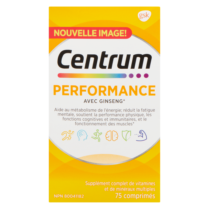 Centrum Complete Multivitamin Multimineral Supplement Performance 75 Tablets