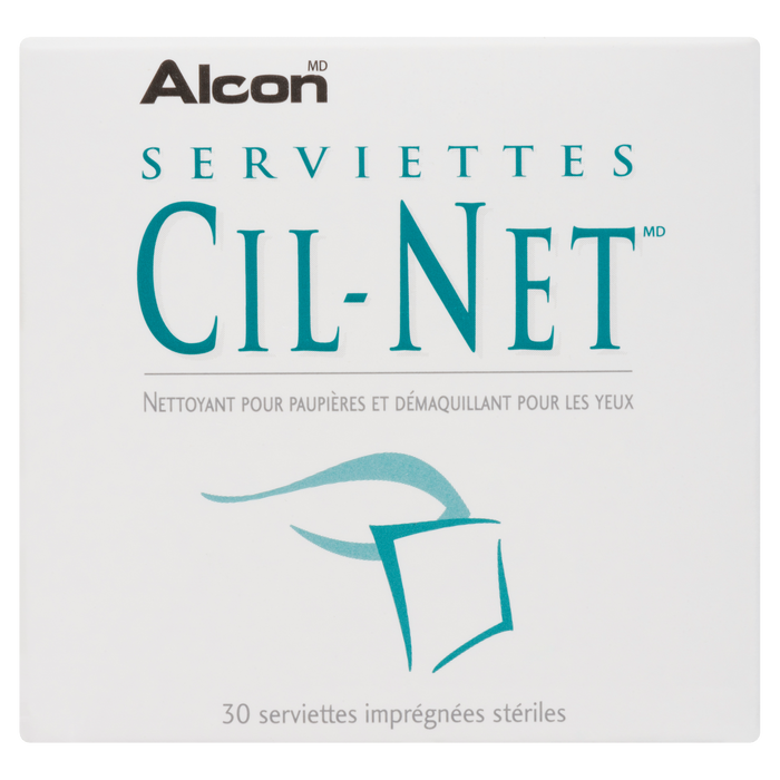 Nettoyant pour paupières et démaquillant pour les yeux Alcon Lid-Care 30 lingettes stériles préhumidifiées