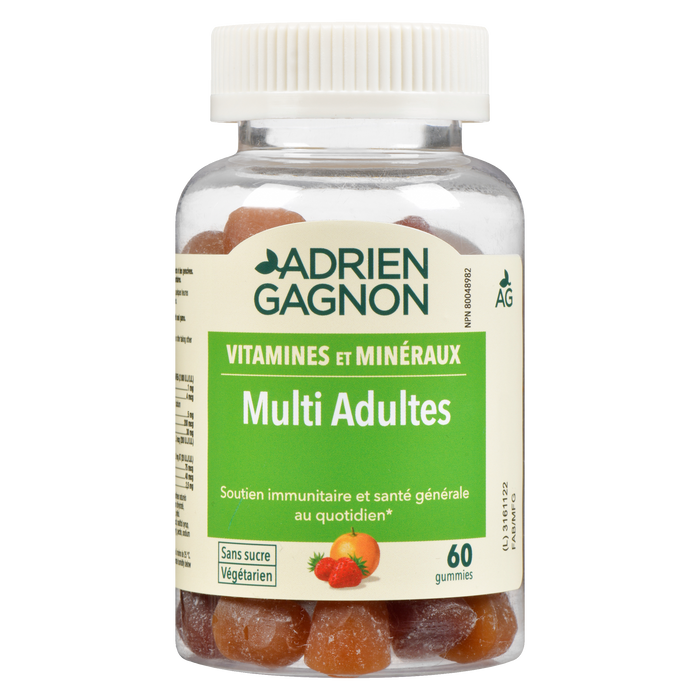 Adrien Gagnon Multi Adults Sugar Free 60 Gummies