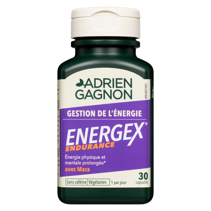 Adrien Gagnon Energex Endurance Gestion de l'énergie 30 capsules