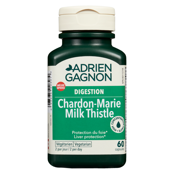 Adrien Gagnon Chardon-Marie Milk Thistle 60 Capsules