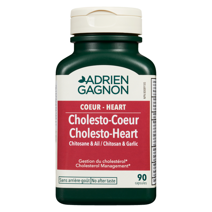 Adrien Gagnon Cholesto-Heart Chitosan & Garlic 90 Capsules