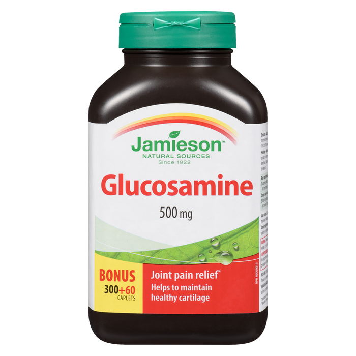 Jamieson Glucosamine 500 mg Bonus 300+60 Caplets