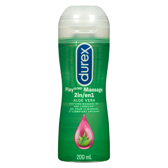 Durex Play Massage 2 in 1 Soothing Massage Gel and Lubricant Aloe Vera 200 ml