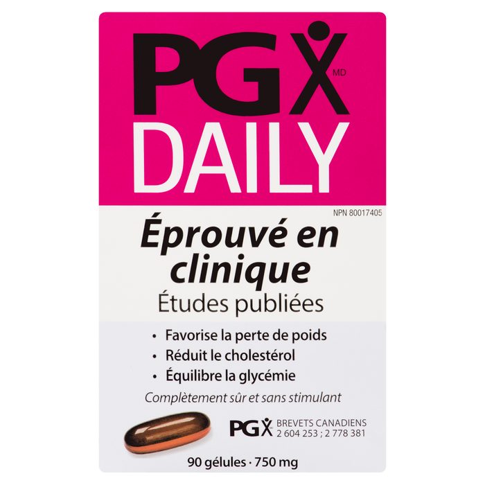 PGX Daily 750 mg 90 gélules cliniquement prouvées