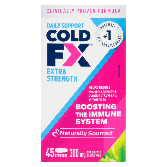 COLD-FX Daily Support Extra Strength 300 mg 45 Capsules