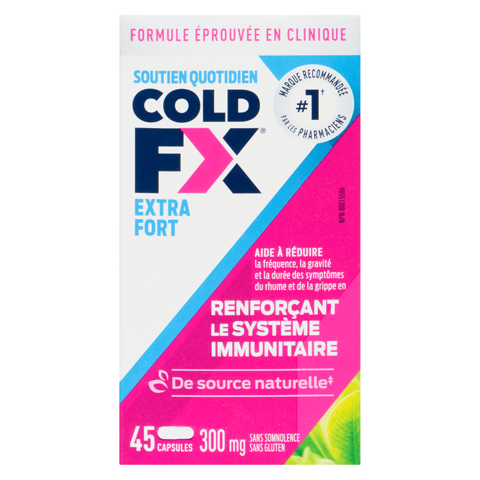 COLD-FX Daily Support Extra Strength 300 mg 45 Capsules