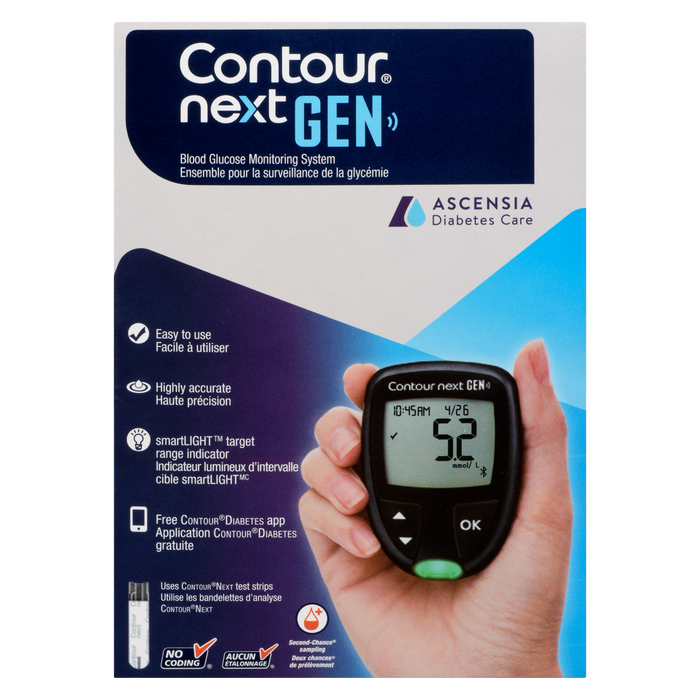 Contour Next Gen Blood Glucose Monitoring System 1 Kit