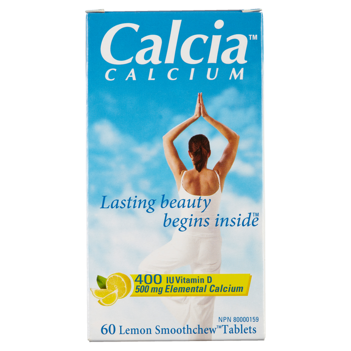 Calcia Calcium 60 comprimés Smoothchew au citron