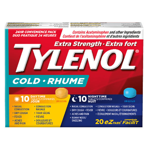 Tylenol Cold Extra Strength Daytime + Nighttime