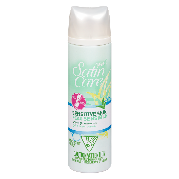 Satin Care Shv Gel Snstv Aloe