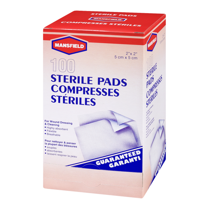 Mansfield Pads Sterile 2X2st