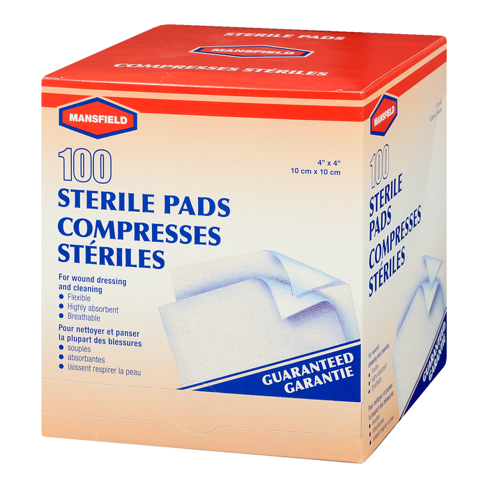 Mansfield Pads Sterile 4X4st