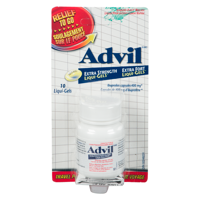 Advil Lg Ibup 400Mg Xs Trv Pck