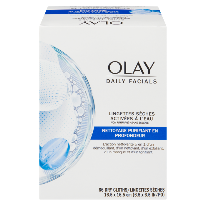 Les chiffons Olay DF Dry Deeply Pur