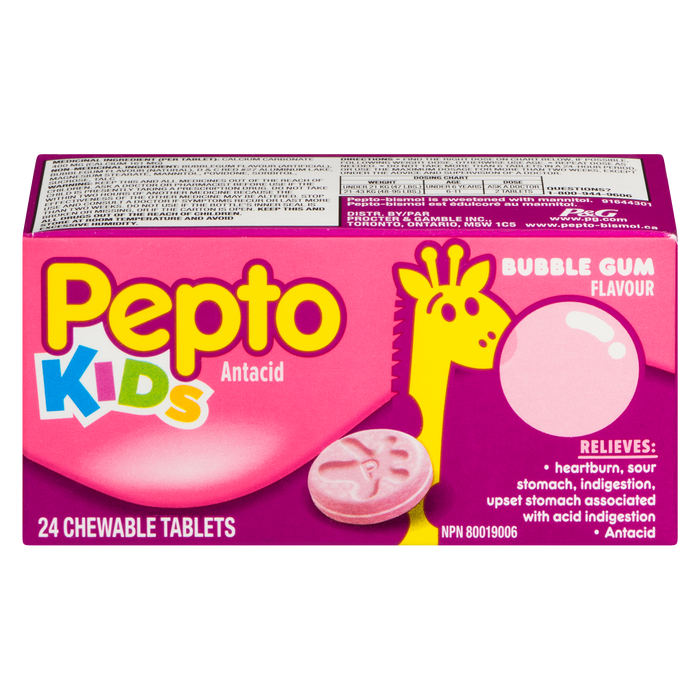 Pepto Antacid Bubble Gum Kids