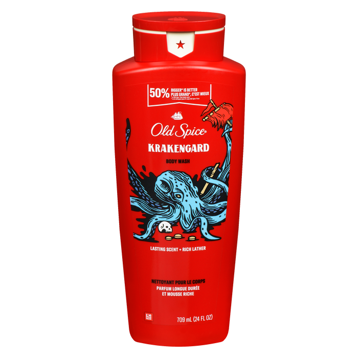 Old Spice Krakengard Body Wash Bigger