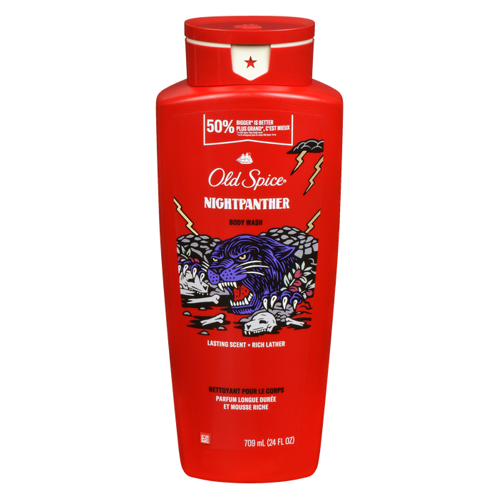 Old Spice Nightpanther Body Wash Bigger