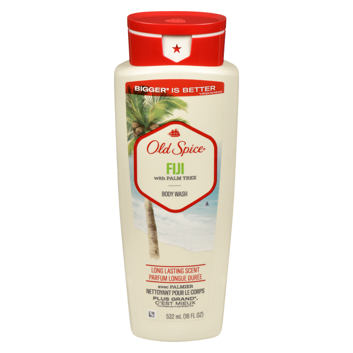 Old Spice Fiji Body Wash Palm Tree Bigger