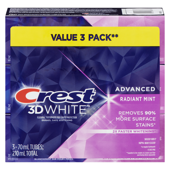 3D White Tpst Rad Mint Value 3S