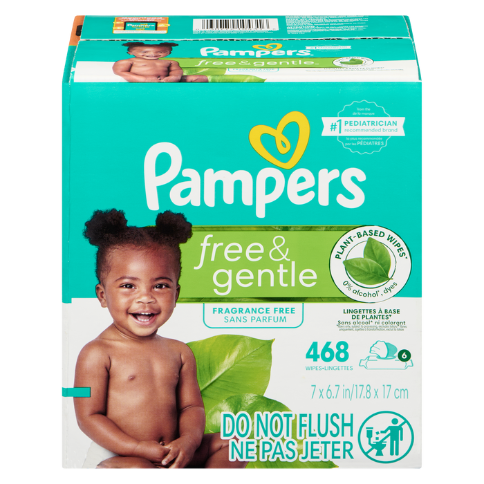 Lingettes nettoyantes Pampers F&amp;G Fragf 6S