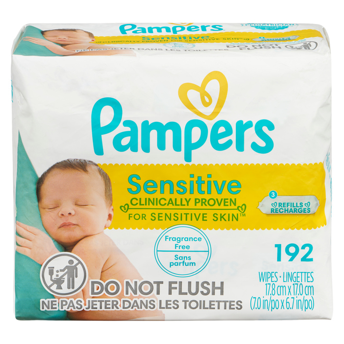 Recharges de lingettes sensibles 3S