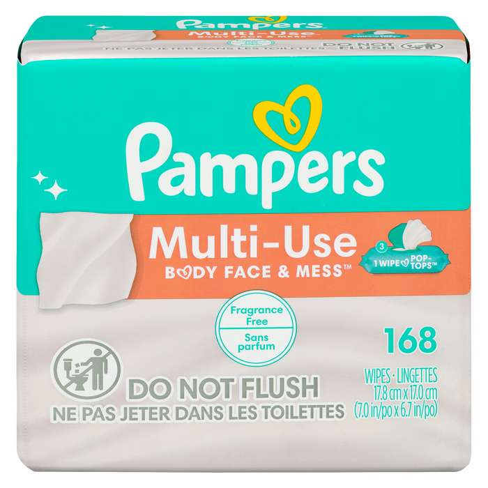 Lingettes nettoyantes Pampers Bf&amp;M Fragf 3S