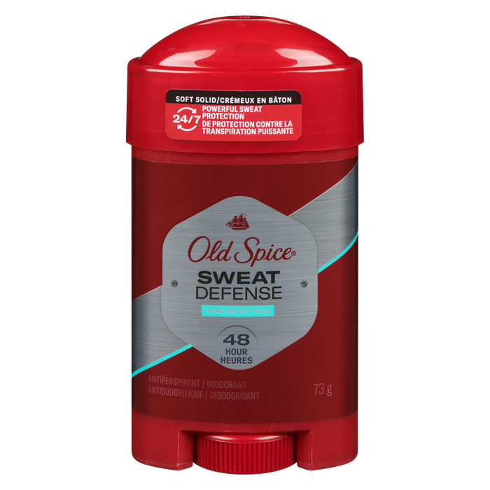 Old Spice Sweat Defense Pure Sport Plus Antiperspirant Deodorant Soft Solid