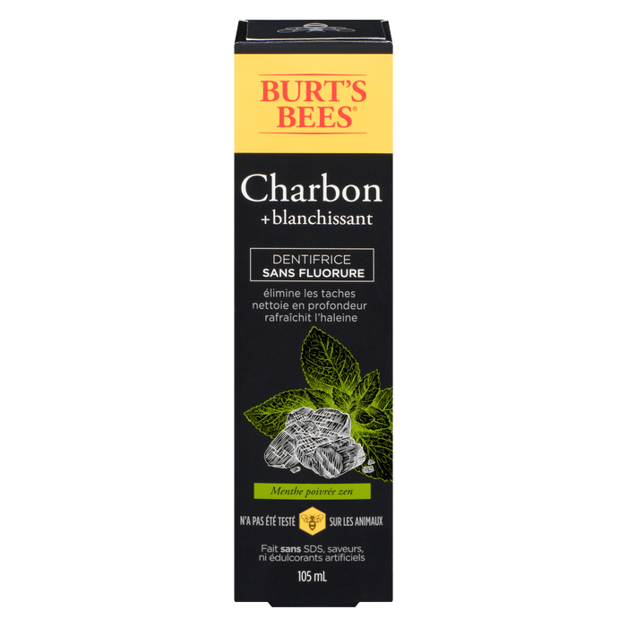 Burts Bees Tpst Charcoal Pprmnt