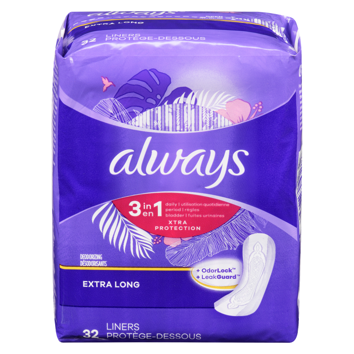 Always X Prot Liners Xlong Deod