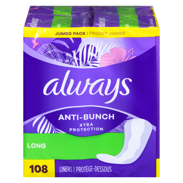 Always X Prot Liners Long Jumbo