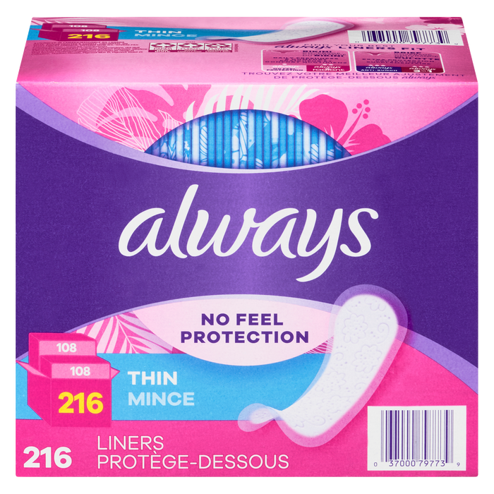 Always Nfp Liners Thin 2S