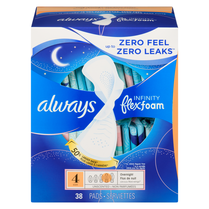 Pads Always Infinity Overnight 4