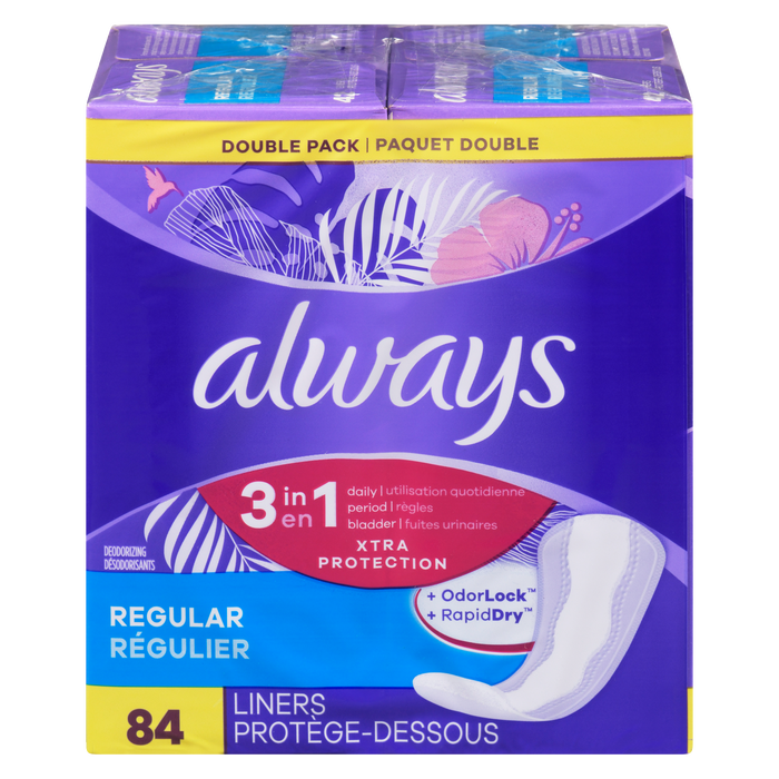 Always X Prot Liners Reg Db Pack