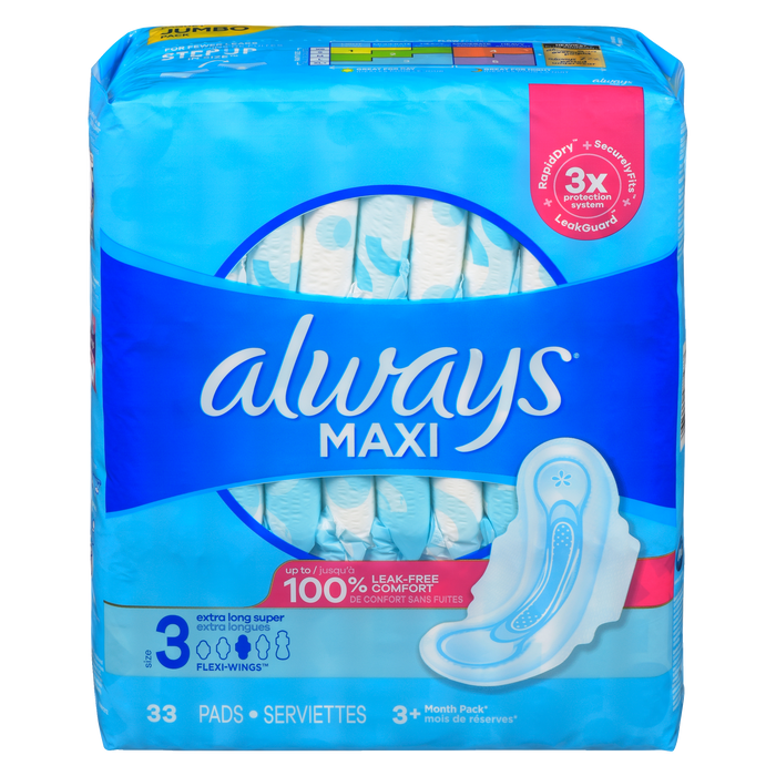 Always Maxi Pad Extra Long Super