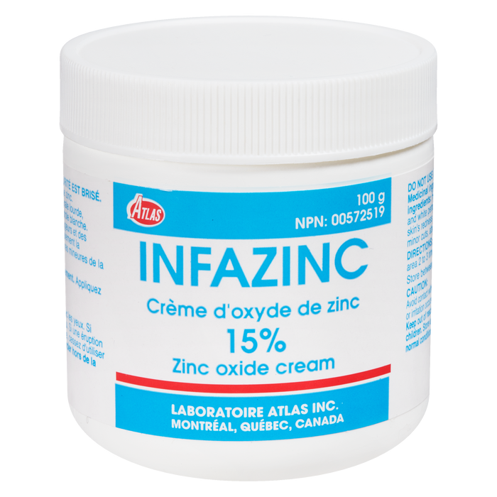 Crème Atlas Oxyde de Zinc 15%