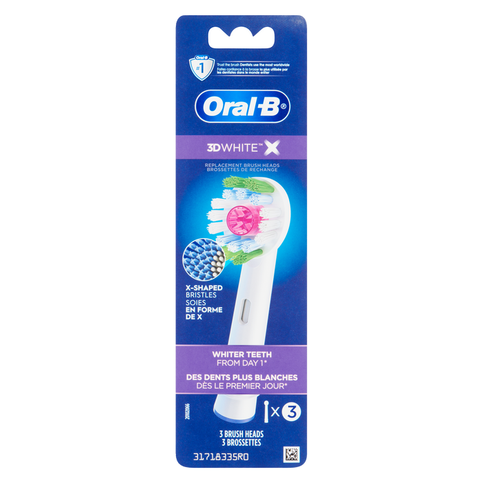 Remplacement des têtes de brosse 3D White