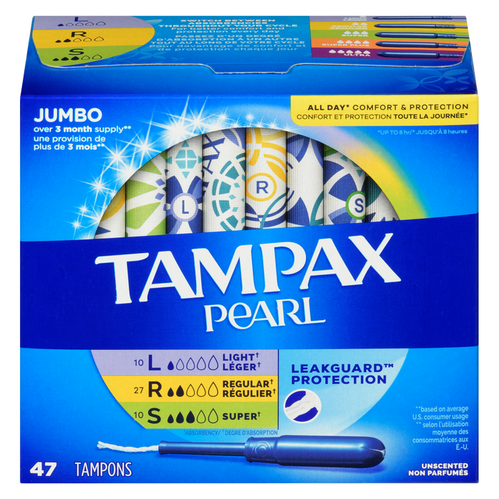 Tampax Pl Tmpn Lght Reg Sup Jmbo