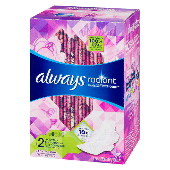 Serviettes Always Rad 2 Flux abondant