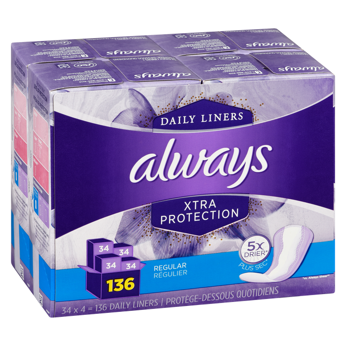 Always X Prot Liners Regular 4S