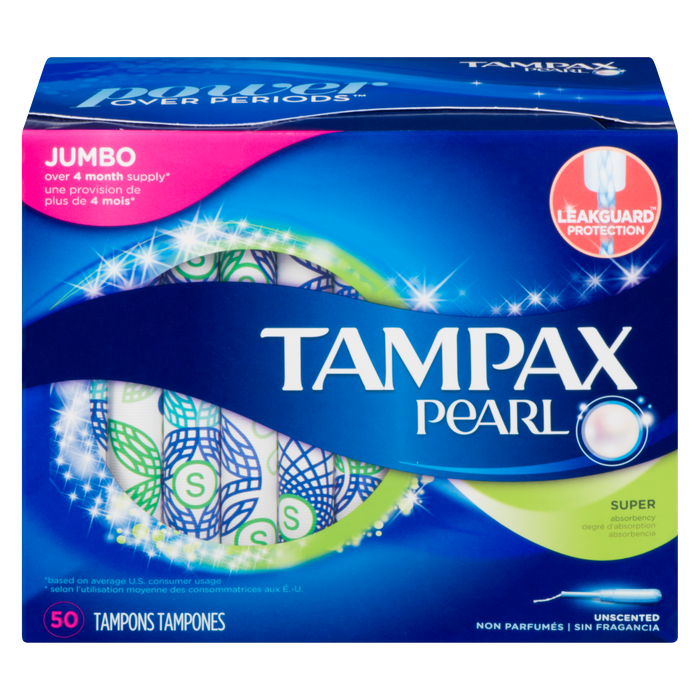 Tampax Pearl Tampons Super Jumbo