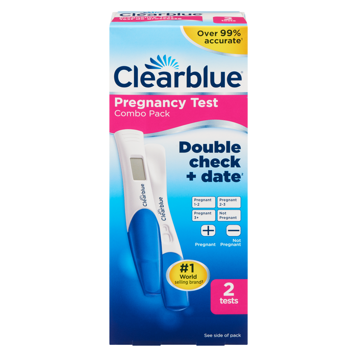 Test de prgnn Clearblue Dbl Chck Dt