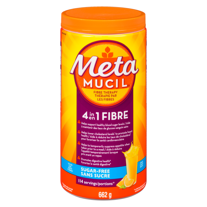 Metamucil Fibre Orange Sgr Free